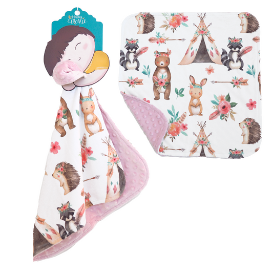 Mini Minky - Woodland Tribe Blanket