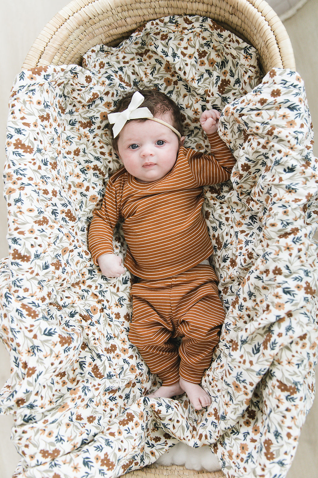 Harvest Floral Muslin Quilt Blanket