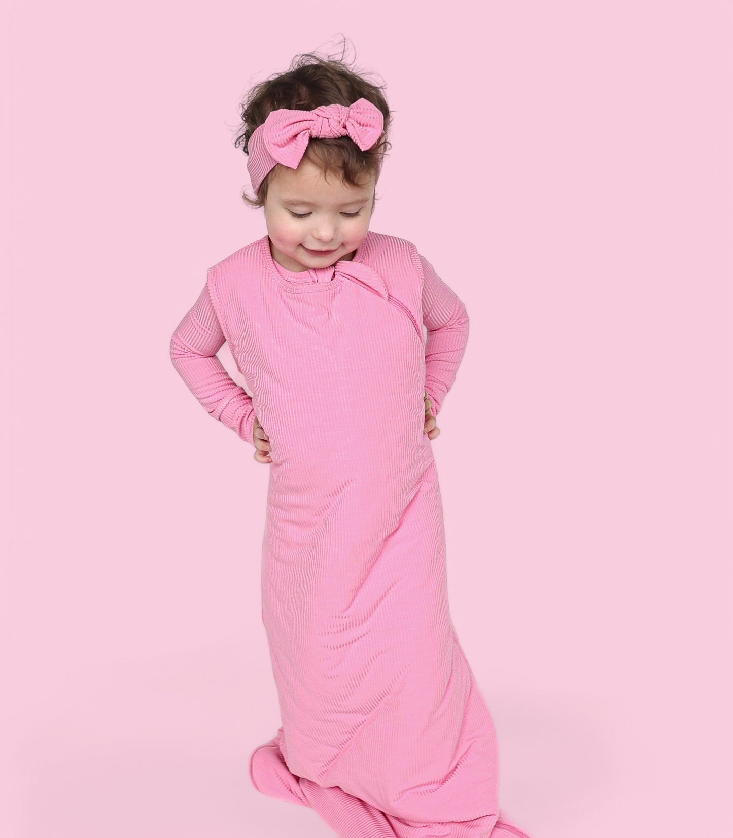 BELLA PINK RIB DREAM SLEEP SACK