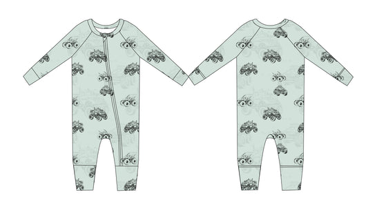 Monster Trucks - Zippy Romper