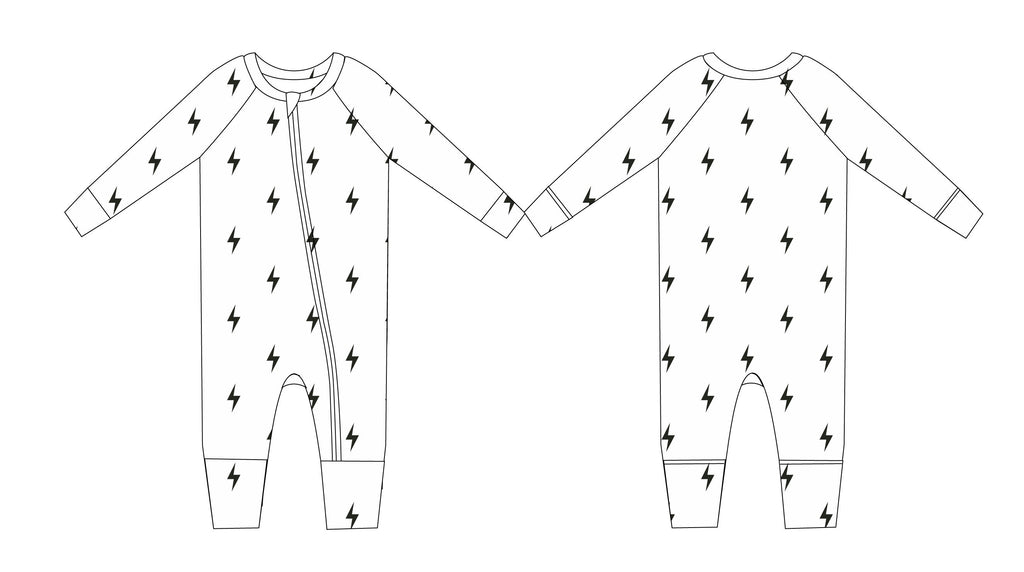 Garth - Zippy Zipper Romper
