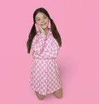 BUBBLEGUM CHECKERS GIRL'S DREAM GOWN