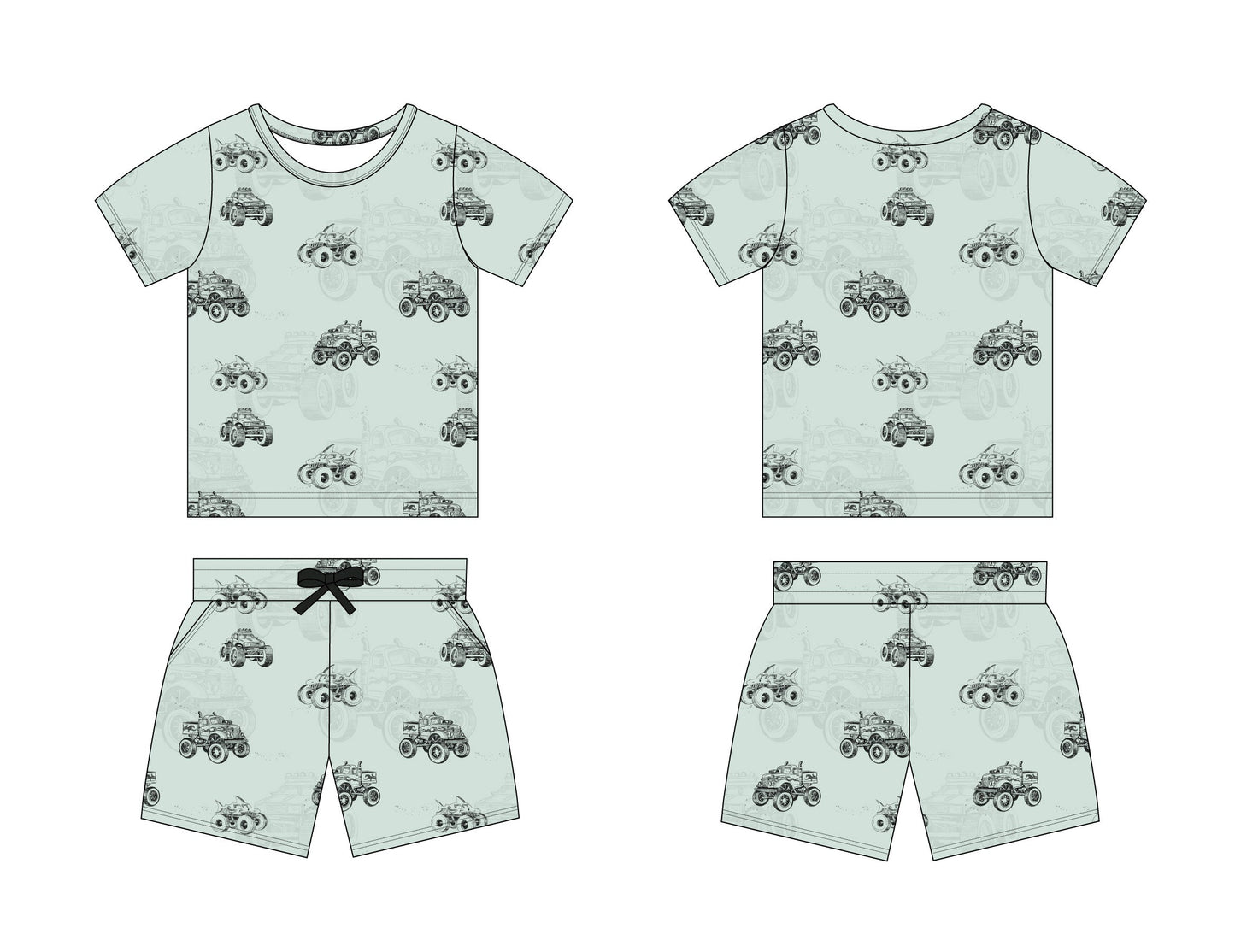 Monster Trucks - Pocket Short Set