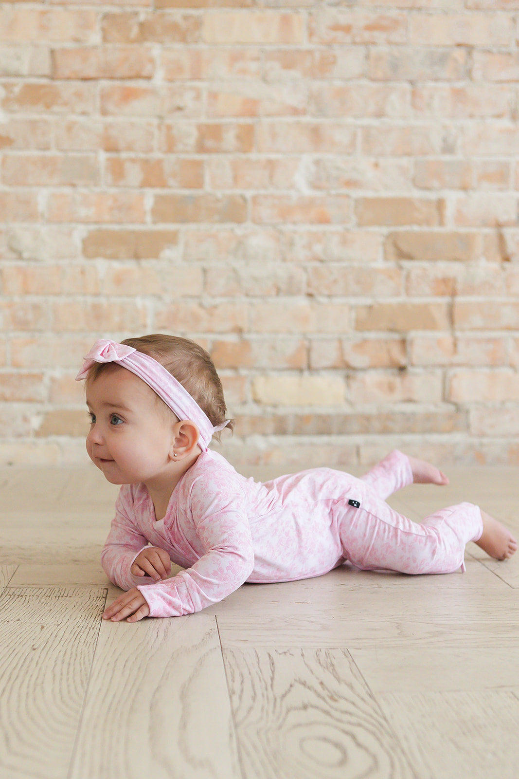 Pink Toile - Zippy Floral Zipper Romper