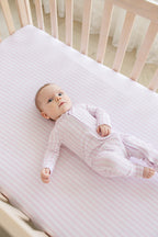 Pink Stripes - Zippy Zipper Romper
