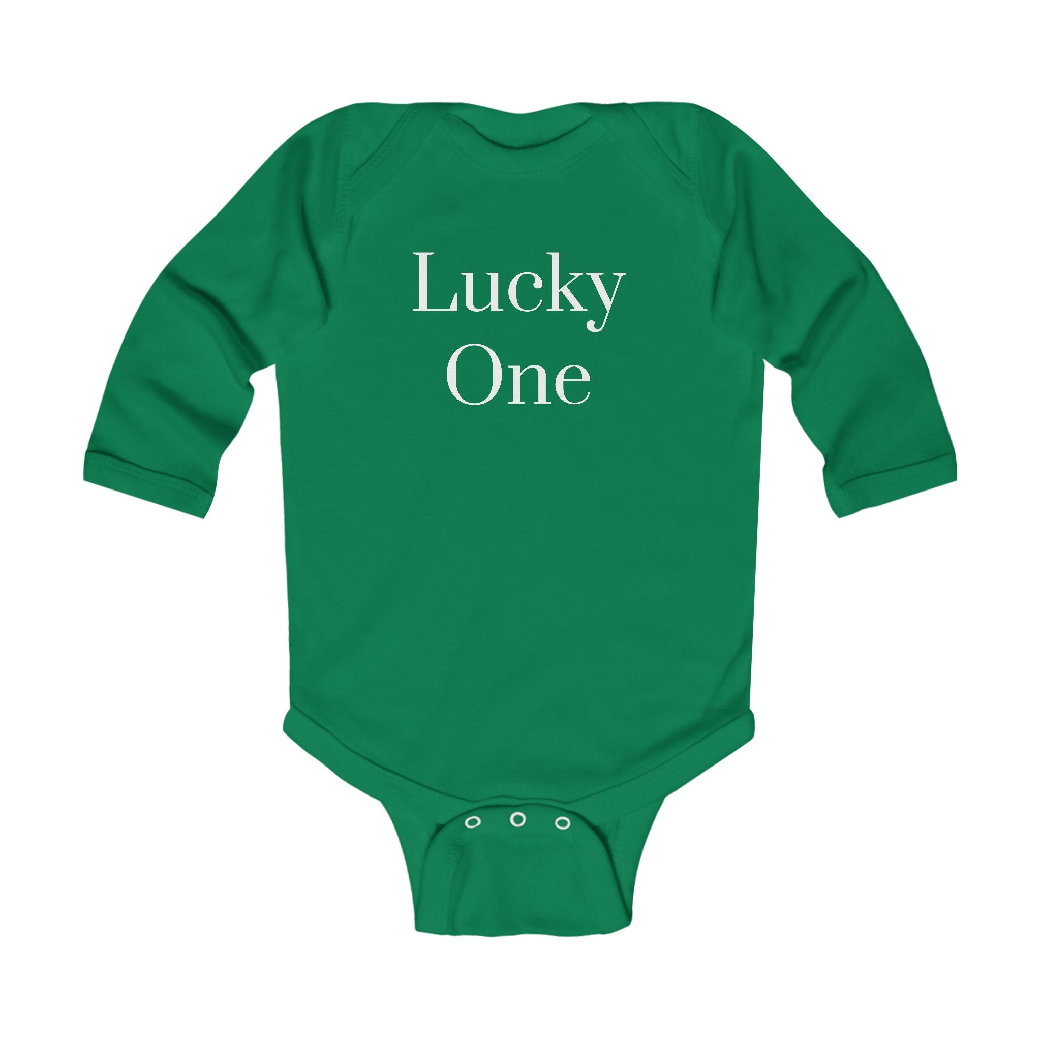 Lucky One Infant Long Sleeve Bodysuit - St. Patrick's Day Baby Outfit