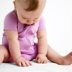 Lavender Haze Shorty Romper