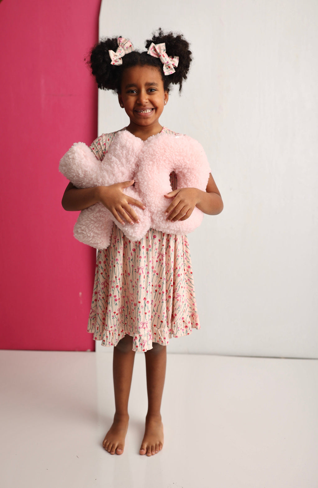 BLOOMS & BOWS FLORAL DREAM RUFFLE DRESS