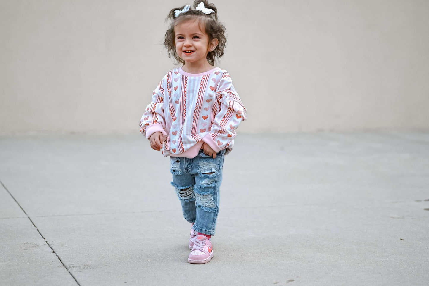 Laced with Love Crewneck Sweatshirt Top