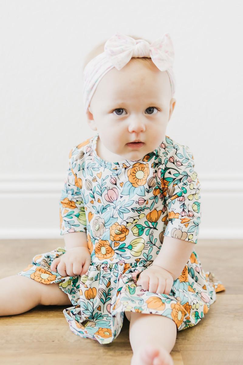 Vintage Vibes Twirl Bodysuit Romper