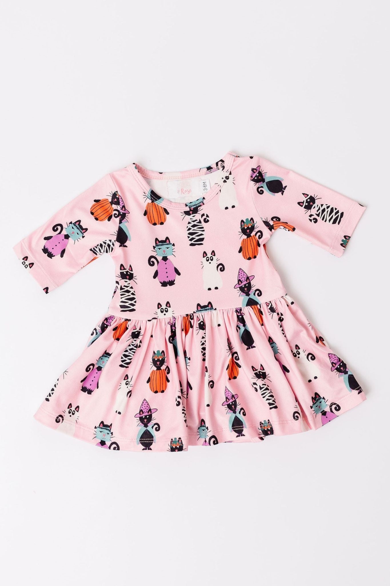 Purr-fectly Spooky Twirl Bodysuit Romper