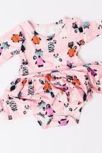 Purr-fectly Spooky Twirl Bodysuit Romper