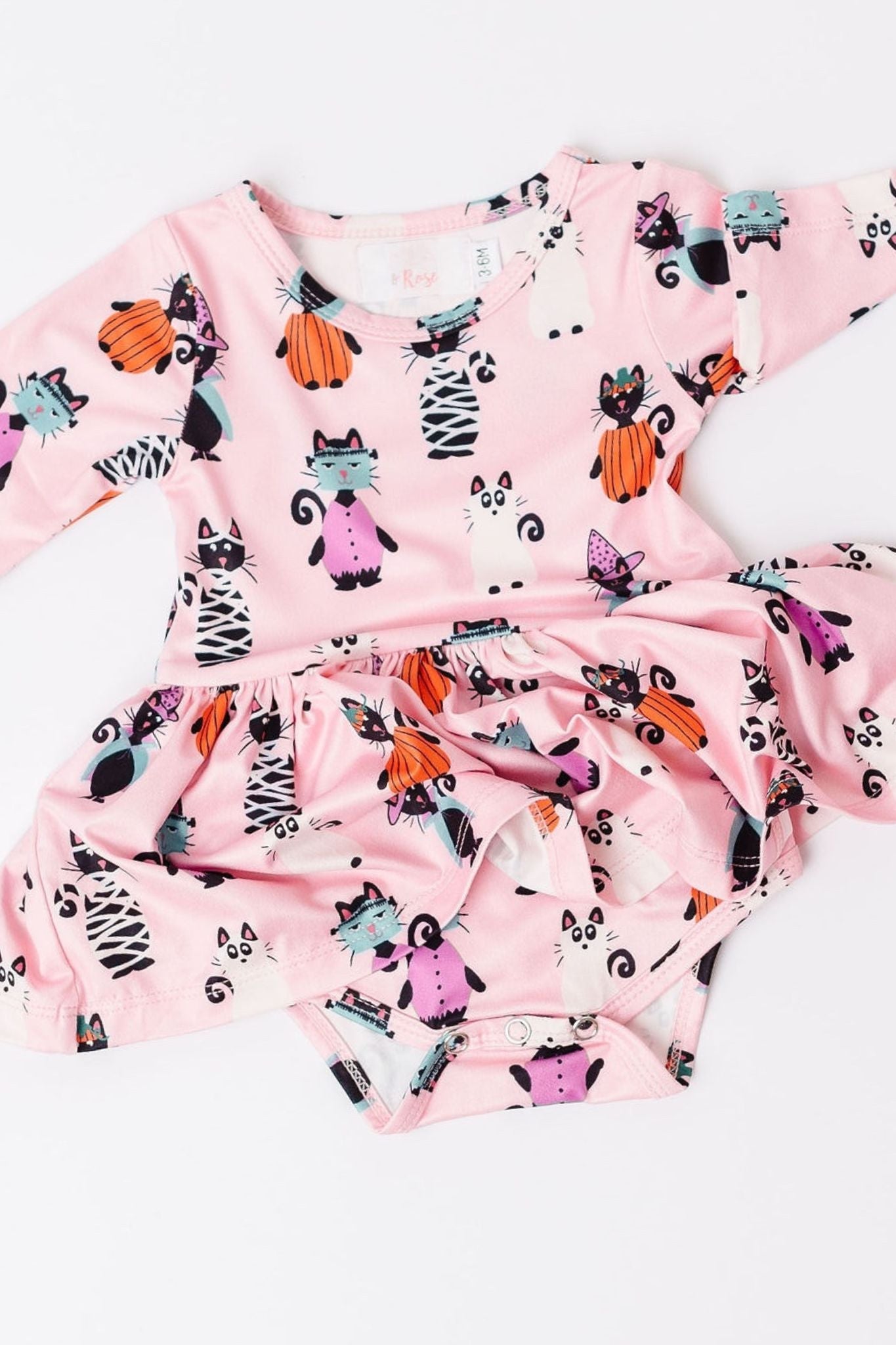 Purr-fectly Spooky Twirl Bodysuit Romper