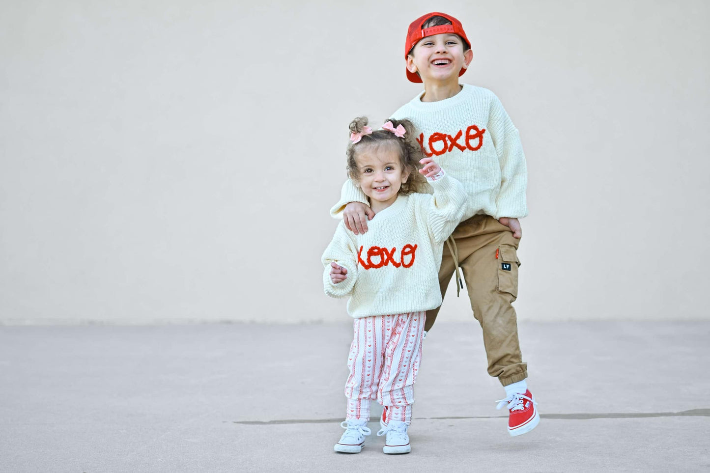 XOXO Hand Embroidered Sweater Top