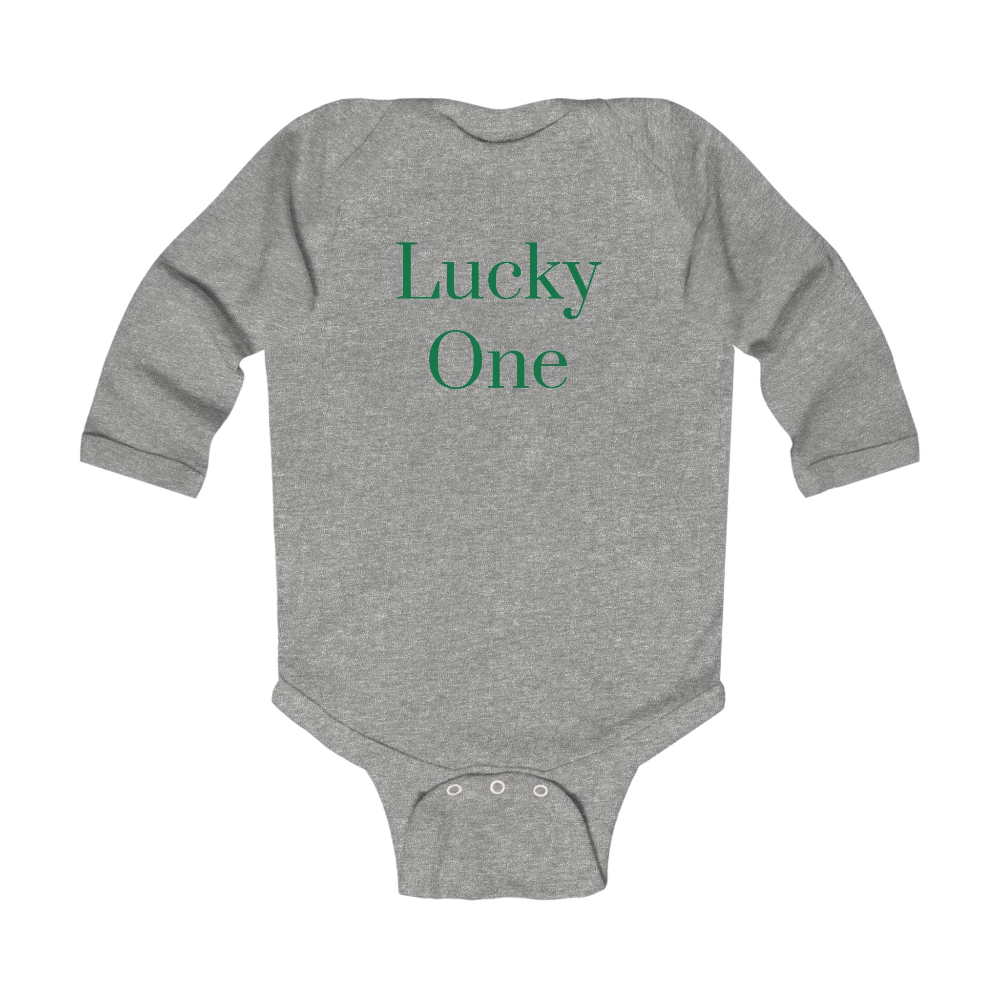 Lucky One Infant Long Sleeve Bodysuit - St. Patrick's Day Baby Outfit