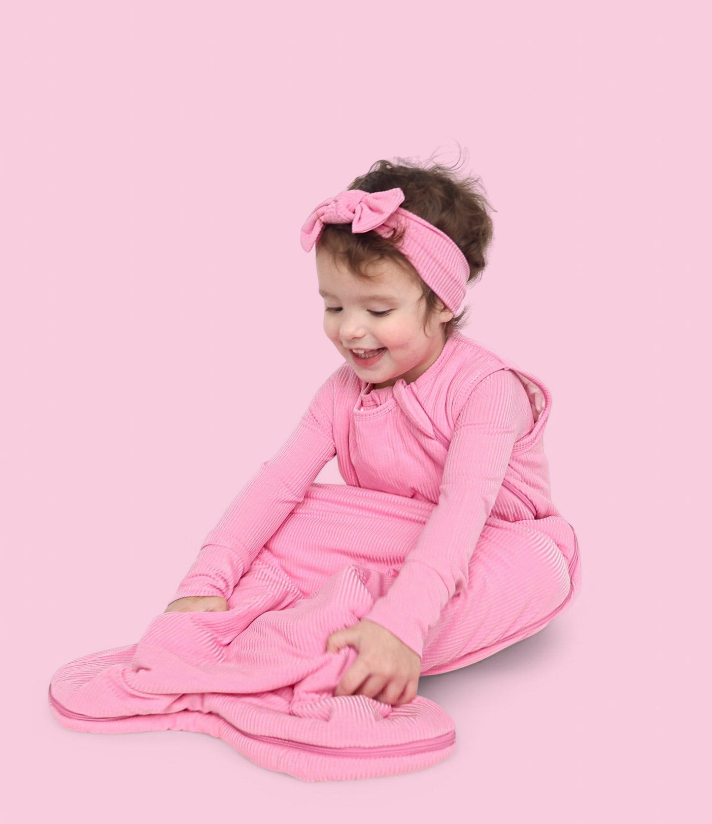 BELLA PINK RIB DREAM SLEEP SACK