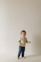 Muslin Button Up | Linen Grid