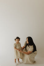 Toddler Muslin Dress | Linen Grid