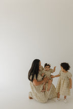 Toddler Muslin Dress | Linen Grid