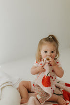 Bamboo Zip Shortie Romper | Cherry Orchard