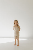 Bamboo Short Set | Grid