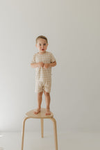 Bamboo Short Set | Grid