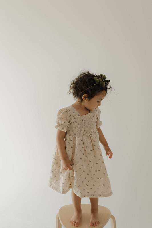 Toddler Muslin Dress | Flora