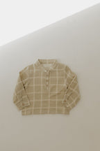 Muslin Button Up | Linen Grid
