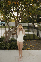 Girl Sleeveless Swimsuit | Sun Rays