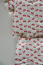 Bamboo Short Set | Sweetheart Cherries