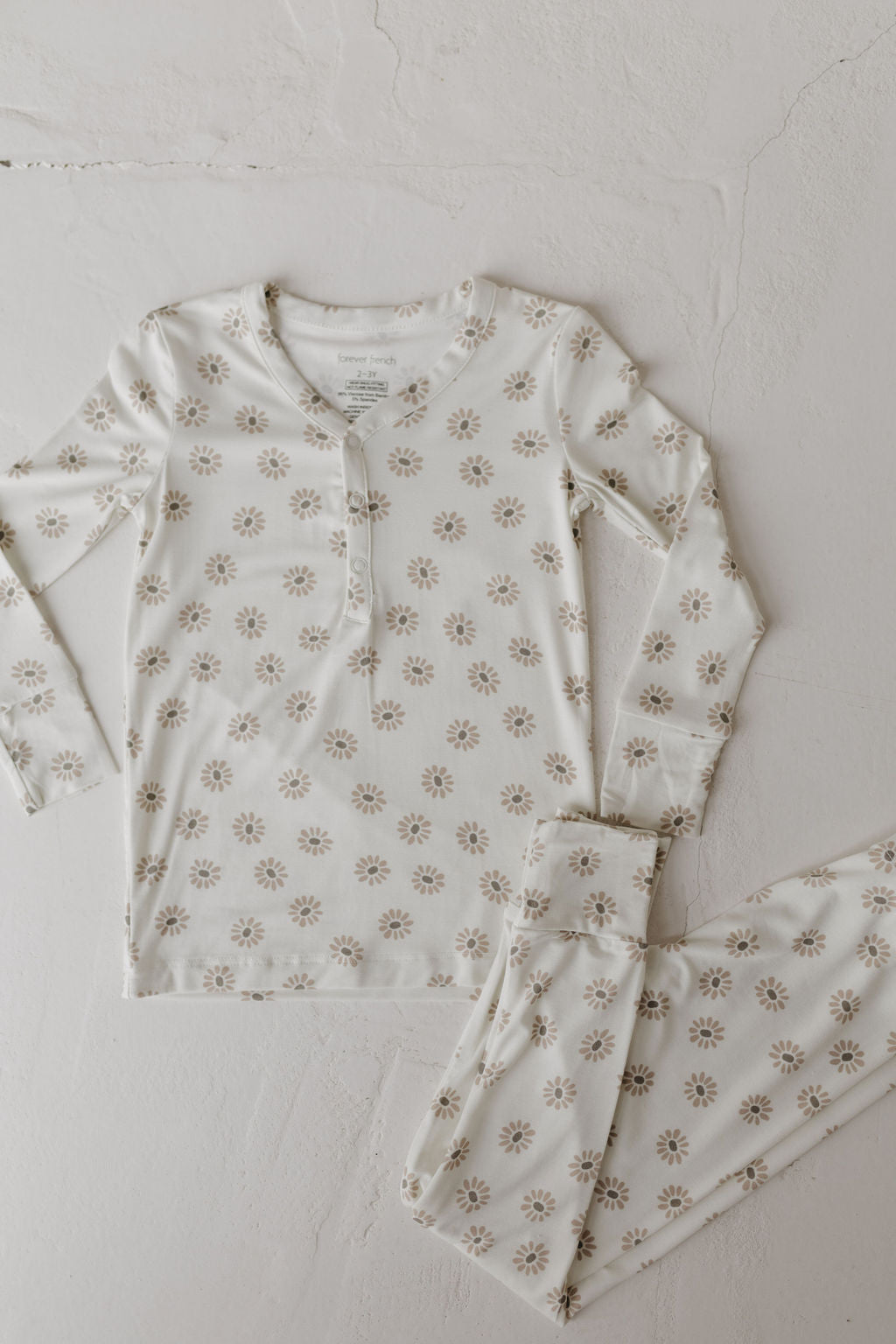 Bamboo Two Piece Pajamas | Daisy Fields Floral Set