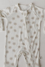Bamboo Zip Pajamas | Daisy Fields Floral Zipper Romper