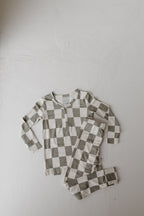 Bamboo Two Piece Pajamas | Oat & Sage