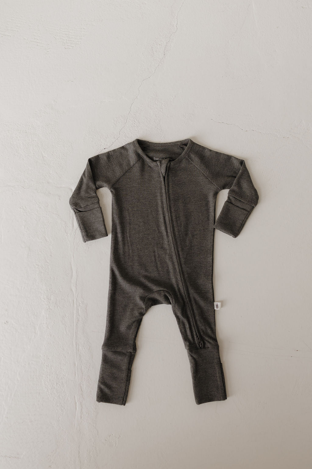 Bamboo Zip Pajamas | Shadow Zipper Romper