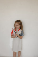 Bamboo T-Shirt Dress | Stars & Stripes