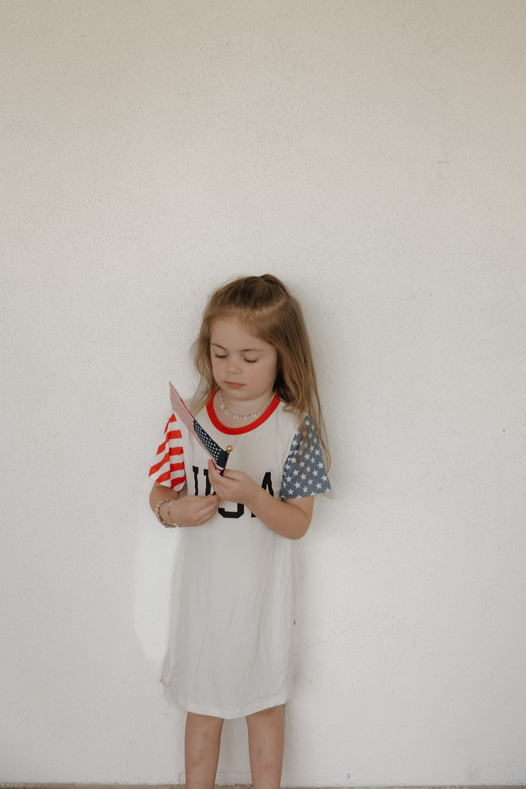 Bamboo T-Shirt Dress | Stars & Stripes
