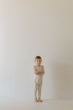 Harem Bamboo Romper | Checkerboard