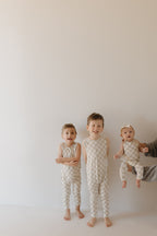 Harem Bamboo Romper | Checkerboard