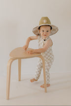 Straw Hat | Checkerboard