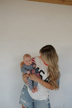 Bamboo Zip Pajamas Zipper Romper| Star Spangled