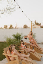 Girls Sleeveless Swimsuit | Poolside