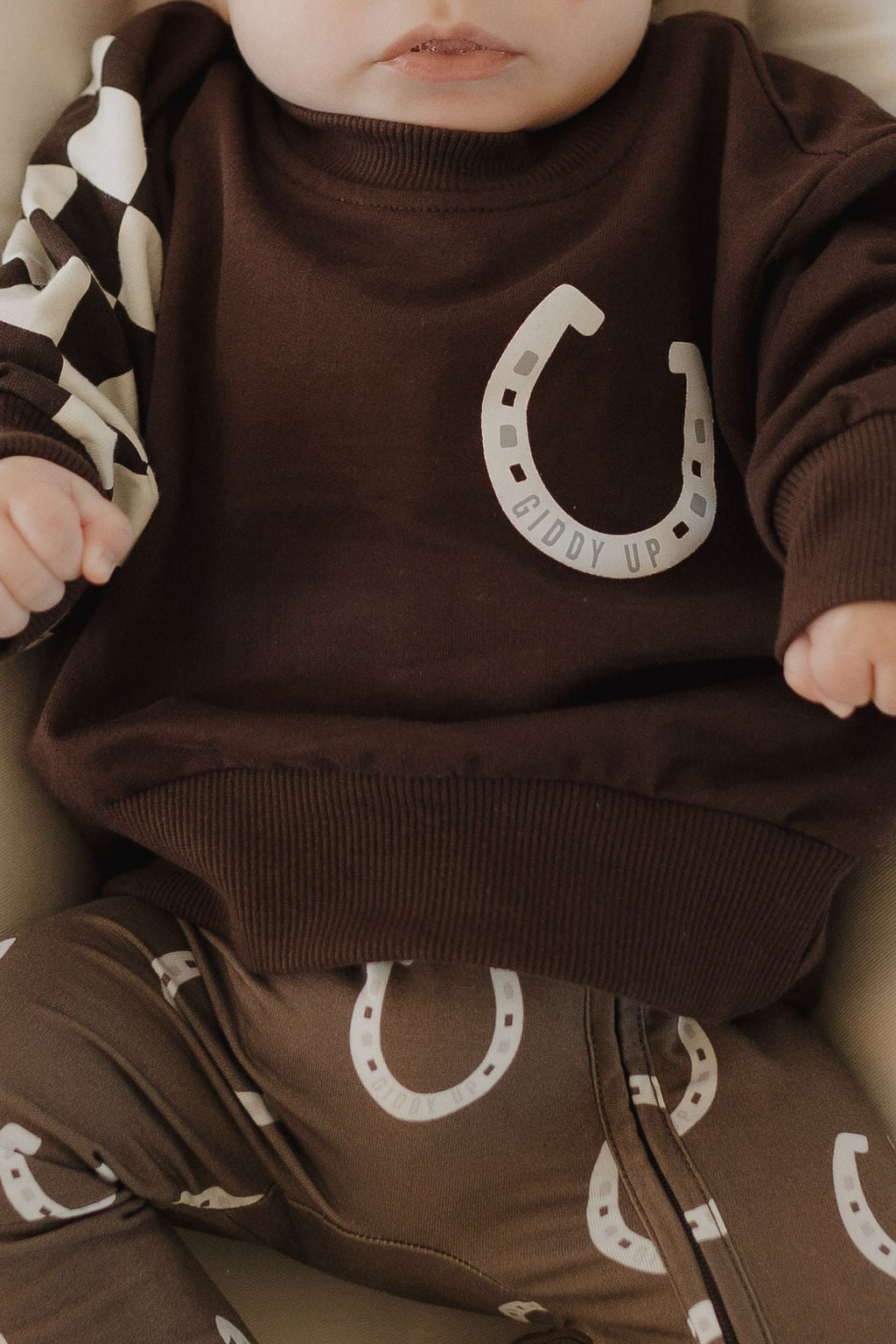 Bamboo Zip Pajamas Zipper Romper | Giddy Up