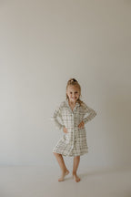 Toddler Bamboo Sleeping Dress | Picnic Plaid