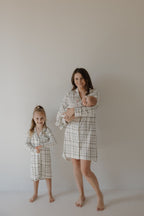Toddler Bamboo Sleeping Dress | Picnic Plaid