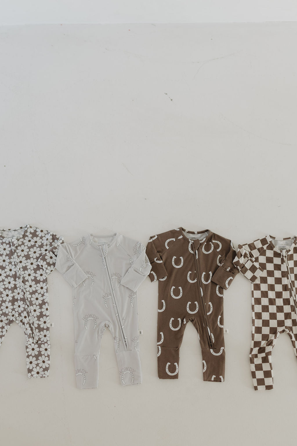 Bamboo Zip Pajamas Zipper Romper | Howdy