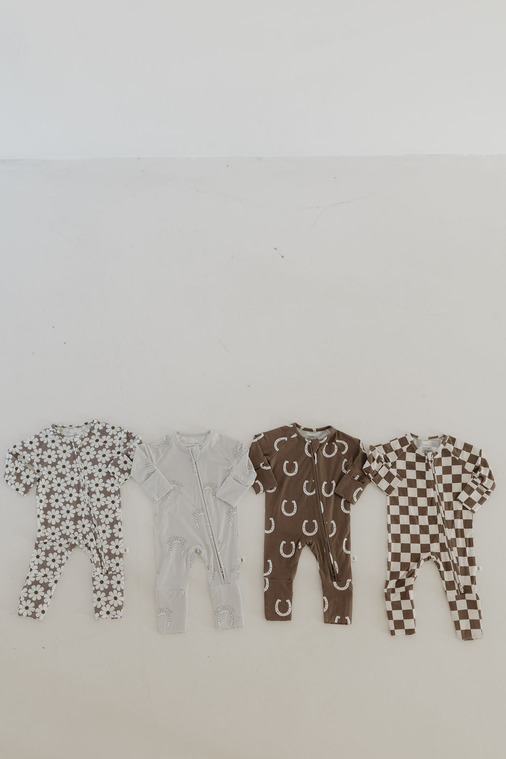 Bamboo Zip Pajamas Zipper Romper | Howdy