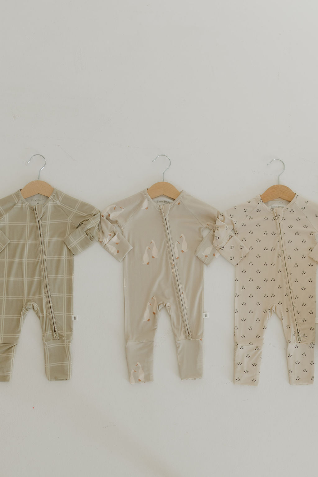 Bamboo Zip Pajamas | Silly Goose Zipper Romper