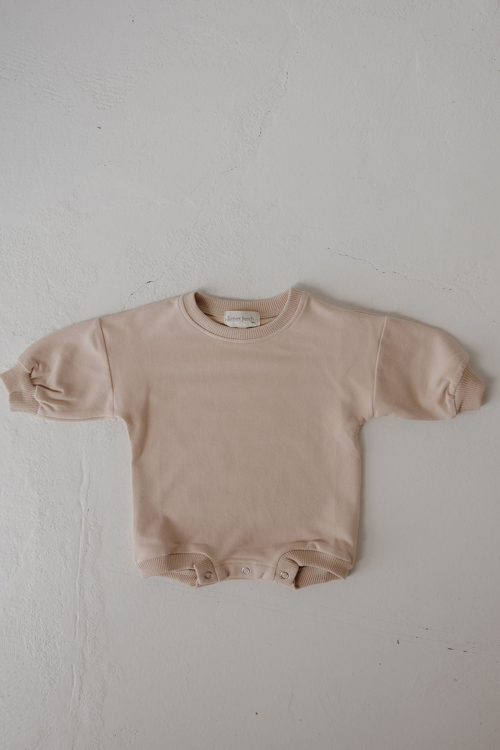 Sweatshirt Romper | Cashew