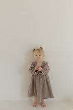 Child Long Sleeve Dress | Chocolate Chai