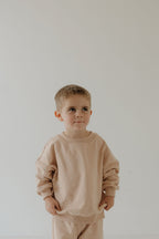 Child Sweat Set | Cashew